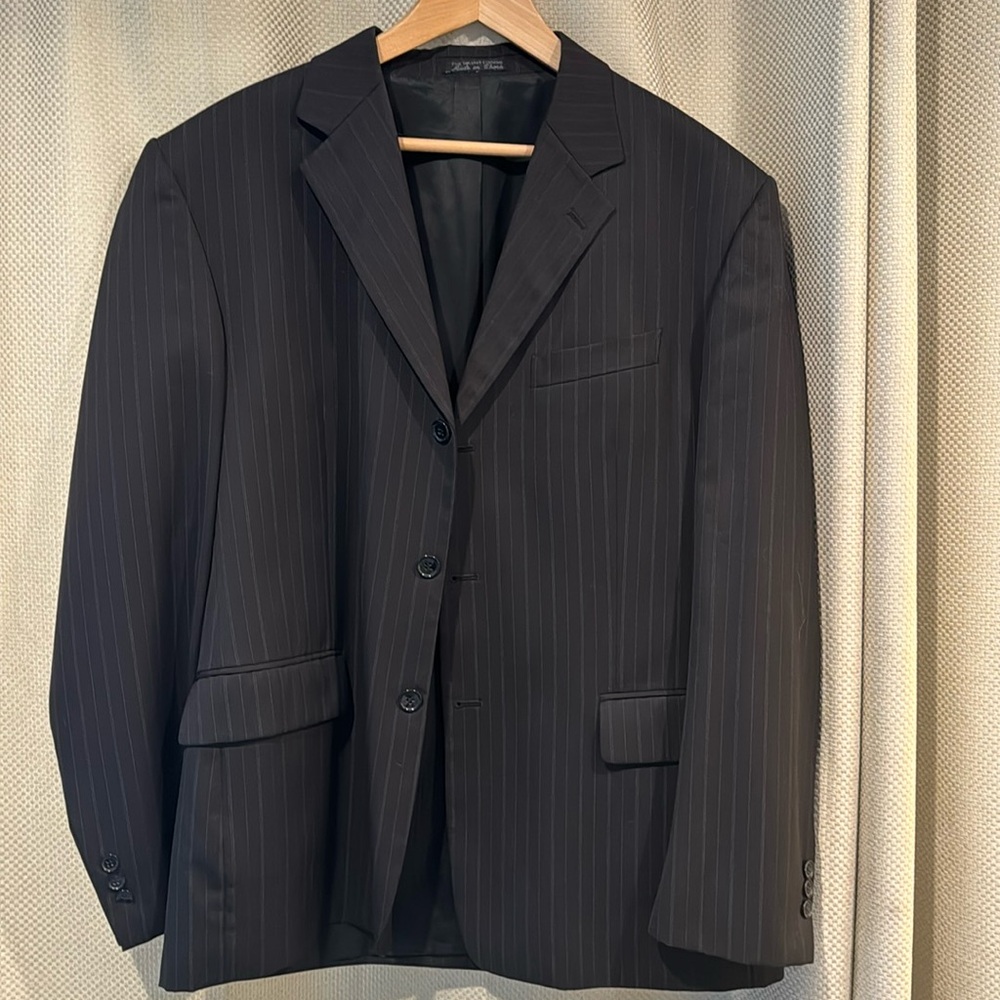 PTP 25 inches length 32 inches black pink striped jacket.